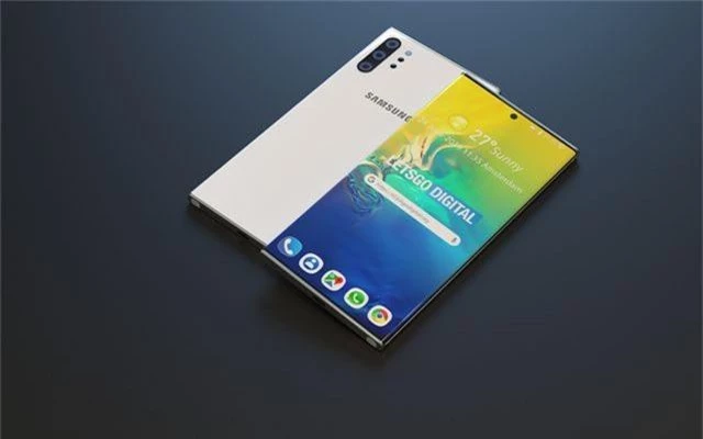 Lộ hình ảnh đẹp như mơ của Galaxy Note 10 Pro - 2