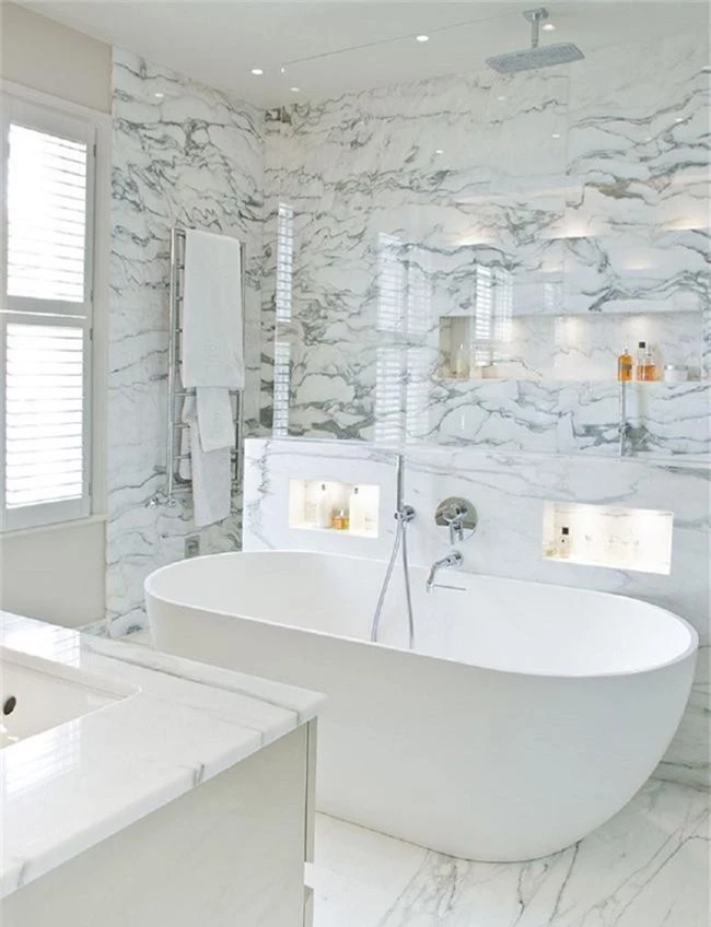 Phòng tắm nhà bạn sẽ tràn đầy phong cách với xu hướng bồn tắm hình elip - Ảnh 12.