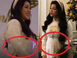 Vợ "đại gia" xinh đẹp của Bùi Tiến Dũng lộ bụng to lùm xùm, dân mạng nói gì?