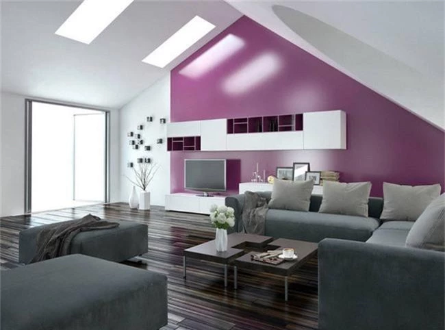 4 ý tưởng trang trí nhà với màu tím cho không gian hiện đại, gợi cảm - Ảnh 7.