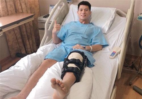 Đình Trọng báo tin mới sau ca phẫu thuật chấn thương