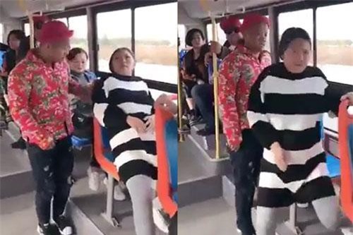 CLIP: Cô gái trẻ giả bụng bầu để được nhường ghế xe buýt và cái kết không ngờ