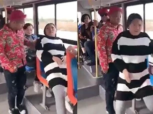 CLIP: Cô gái trẻ giả bụng bầu để được nhường ghế xe buýt và cái kết không ngờ