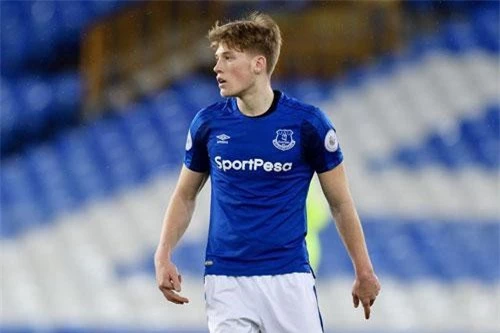 7. Lewis Gibson (Everton, vị trí: trung vệ, sinh năm 2000).