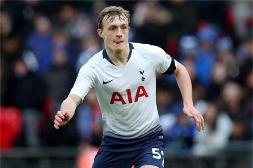 8. Oliver Skipp (Tottenham, vị trí: tiền vệ trung tâm, sinh năm 2000).