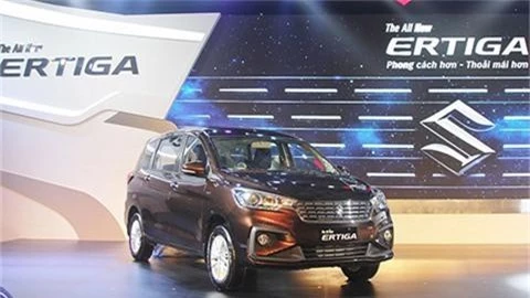 Suzuki Ertiga 2019 ra mắt tại Việt Nam giá 499 triệu, đối đầu Mitsubishi Xpander