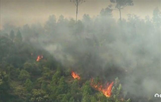 Hà Tĩnh: Lửa tiếp tục bùng phát dữ dội ở nhiều khu rừng