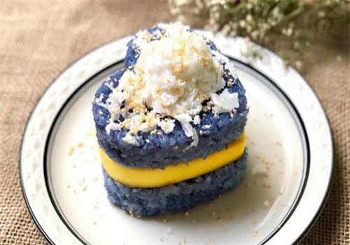 Cách làm món xôi xoài đậu biếc ngon như ở nhà hàng