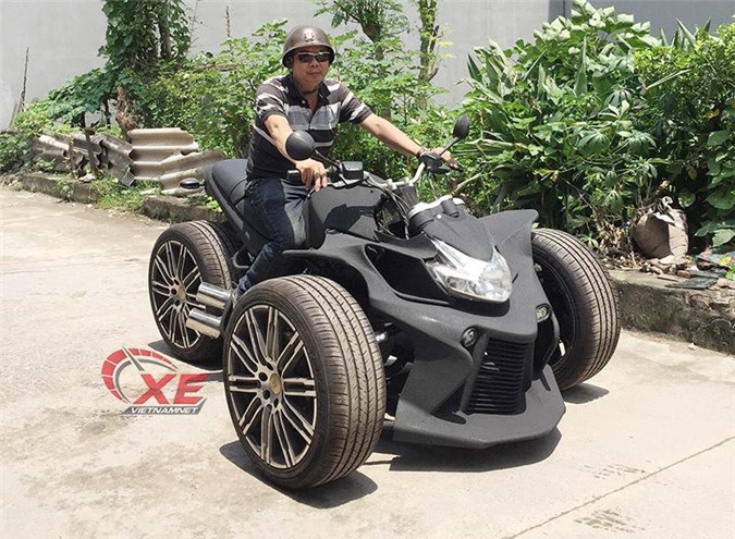 Bản độ xe cực độc của anh thợ chế tạo trực thăng 'gây sốt'