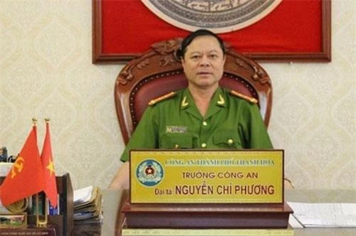 Đại tá Nguyễn Chí Phương, cựu Trưởng Công an thành phố Thanh Hóa đã bị tước quân tịch.