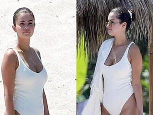 Ai bảo bụng mỡ thừa cân không diện được bikini, nhìn Selena Gomez xinh đẹp tự tin đây này