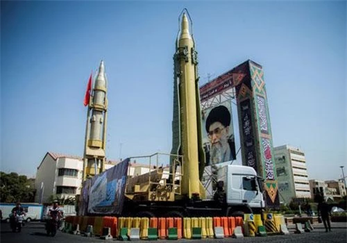 Một tên lửa của Iran. Ảnh minh họa: Reuters.