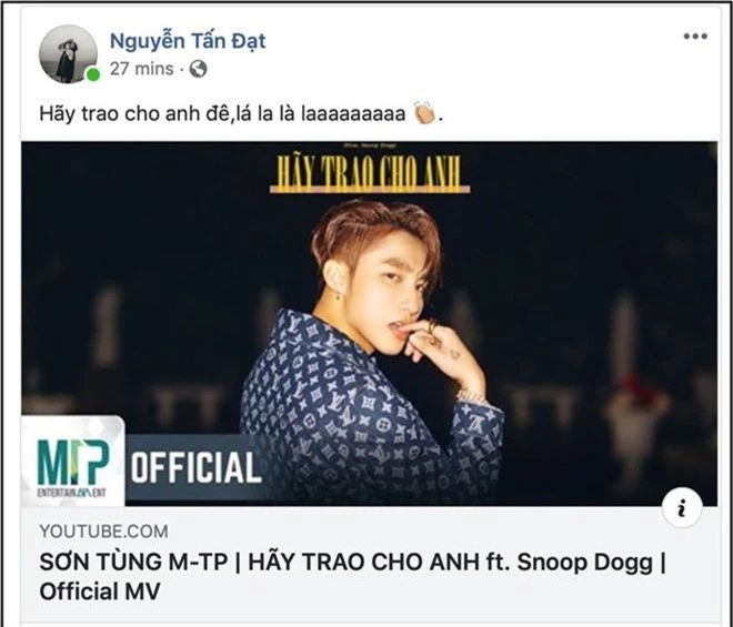 Từng mỉa mai Sơn Tùng M-TP, nay Đạt G và B Ray lại cùng công khai ủng hộ MV “Hãy trao cho anh” như chưa hề có chuyện gì xảy ra - Ảnh 1.