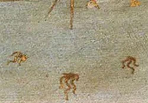 Vật thể nghi UFO và người ngoài hành tinh trong bức tranh Trung Cổ