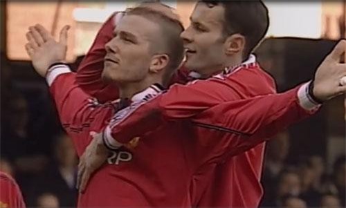 CLIP: 10 "siêu phẩm" đá phạt của David Beckham trong màu áo M.U tại Premier League