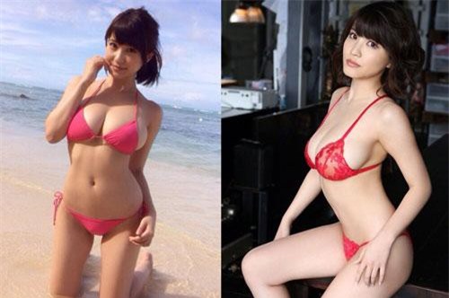 CLIP: Vòng 1 nặng trĩu khiến cánh mày râu ‘bấn loạn’ của người mẫu Nhật Bản