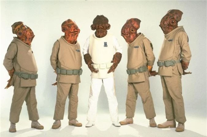 Người Mon Calamari trong phim Star Wars là những người cá ngoài hành tinh nổi tiếng nhất trong các cuốn tiểu thuyết.