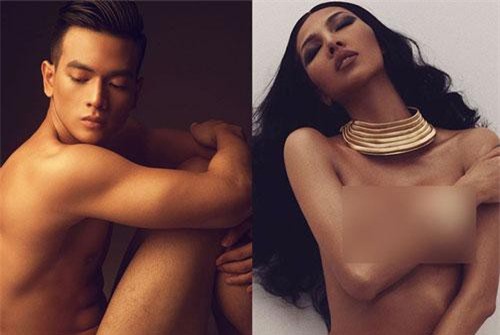 Sở hữu body hấp dẫn nên dàn sao "Cuộc đua kỳ thú 2019" cũng rất chịu khó cởi "sạch sành sanh"