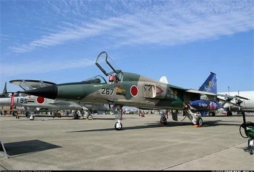 Tiêm kích siêu âm Mitsubishi F-1 của Không quân Nhật Bản. Ảnh: Airlines.net.