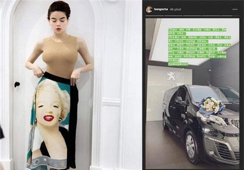 Lên tiếng xin lỗi vì viết sai tên hãng xe mới tậu, Hồ Ngọc Hà không quên than trách dân mạng "khẩu nghiệp"