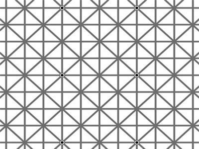 'Hoa mắt' với những chấm đen ở câu đố dưới đây