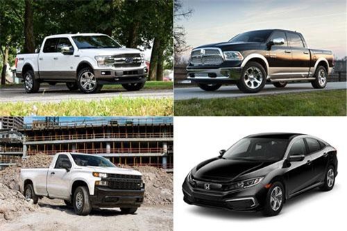 Top 10 ôtô bán chạy nhất tại Mỹ: Xe bán tải áp đảo