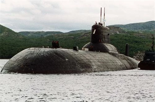 Tàu ngầm hạt nhân lớp Typhoon.