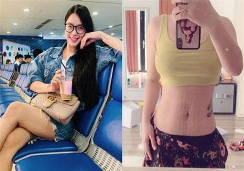 Khoe eo thon sau sinh chỉ gần 2 tháng, Hải Băng có bí quyết gì mà lấy lại vóc dáng nhanh đến vậy?