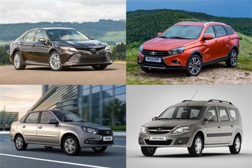 Toyota Camry lọt Top 10 ôtô được ưa chuộng nhất tại Nga