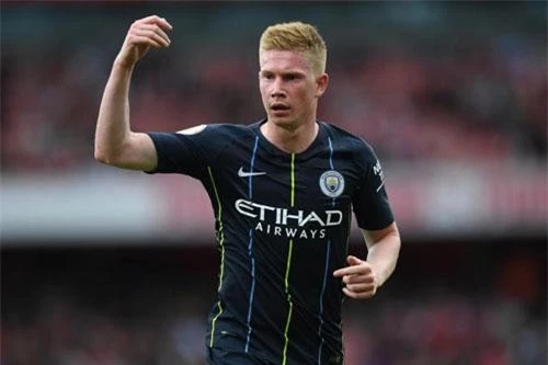 1. Kevin De Bruyne (Man City, mức lương: 16,68 triệu bảng/năm).