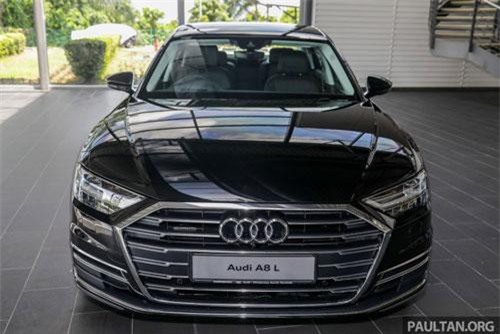 Ảnh chi tiết xe sang Audi A8L giá gần 5 tỷ đồng tại Malaysia