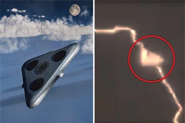 Sốc khi thấy UFO người ngoài hành tinh hút năng lượng từ tia chớp - 1