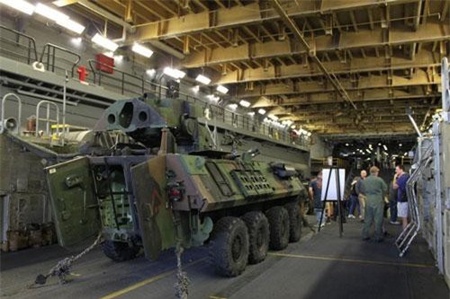 Soi dàn vũ khí “khủng” trên tàu tấn công đổ bộ USS Kearsarge