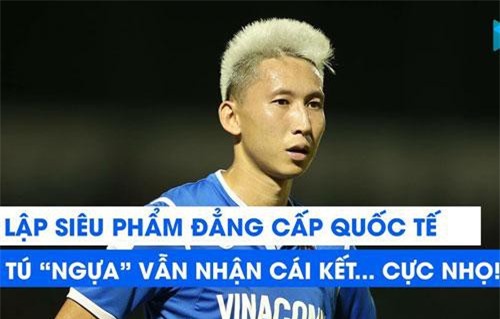 CLIP: 'Tròn xoe mắt' trước siêu phẩm của Nghiêm Xuân Tú vào lưới CLB Sài Gòn 
