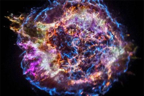 Một siêu tân tinh sinh ra từ cái chết của một ngôi sao - ảnh: NASA