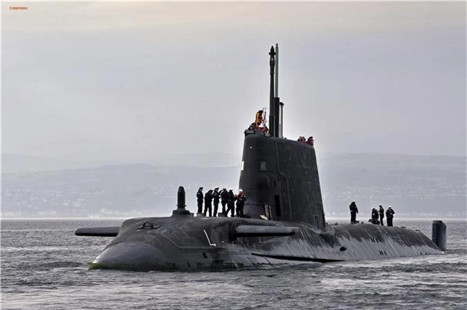 Tàu ngầm hạt nhân lớp Astute, của Anh. Ảnh: Wikipedia 
