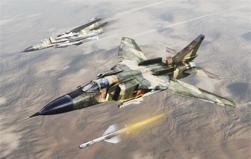 Tiêm kích siêu âm MiG-23 Flogger của Liên Xô. Ảnh: Wikipedia.