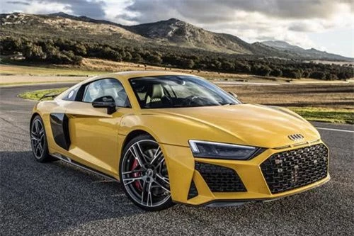 9. Audi R8 V10 Plus 2019 (vận tốc tối đa: 330 km/h).