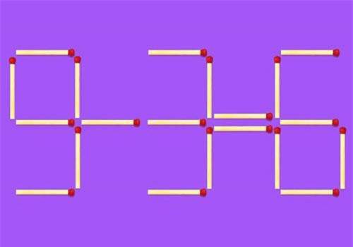 Bài toán di chuyển que diêm khiến nhiều người phải 'đầu hàng'