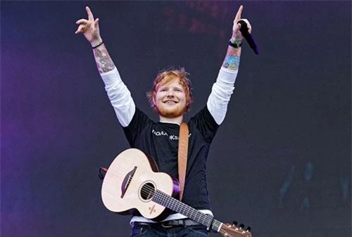 5. Ed Sheeran (110 triệu USD/năm).