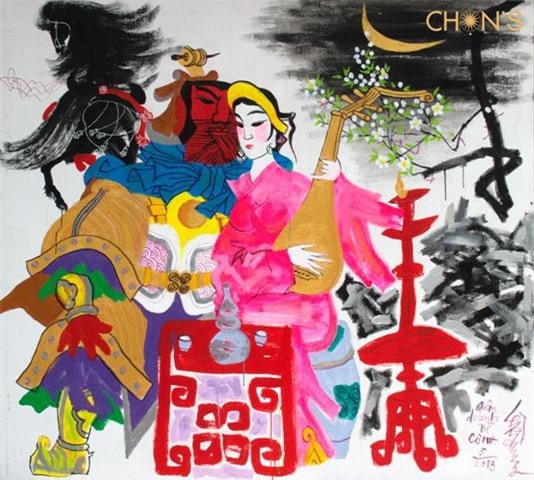 Trưng bày các tác phẩm của họa sĩ Lê Trí Dũng - Văn Chiến