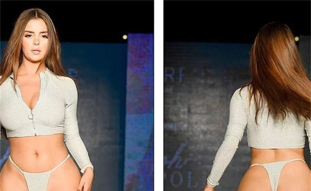 Demi Rose khoe dáng nảy lửa trên sàn catwalk - 5