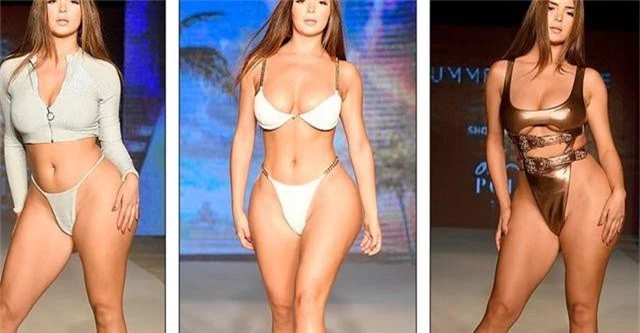 Demi Rose khoe dáng nảy lửa trên sàn catwalk - 7