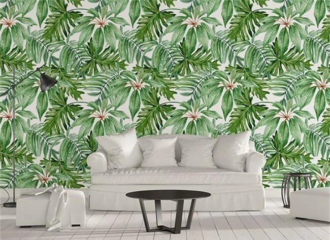Thơ mộng và lãng mạn với thiết kế tường in hình nền thực vật - Ảnh 8.
