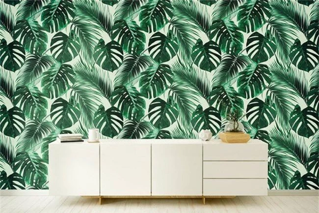 Thơ mộng và lãng mạn với thiết kế tường in hình nền thực vật - Ảnh 9.