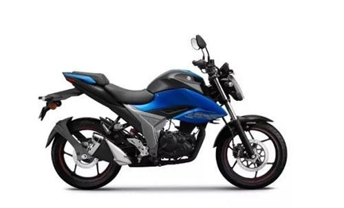 Gixxer 2019 trong tùy chọn màu Glass Sparkle Black/Metallic Triton Blue