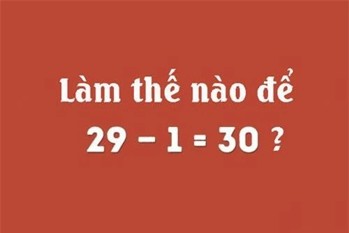 Làm thế nào để phép tính này là đúng?