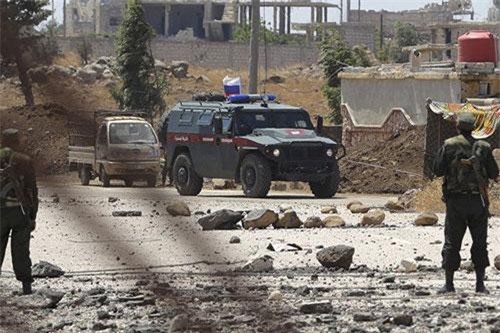 Đánh bom khủng bố nhằm vào đường tuần tra của quân cảnh Nga tại Syria