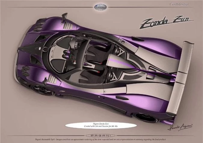 zonda zun - mau xe doc dao cua pagani hinh 2