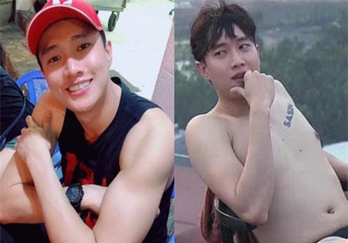 Quốc Trường khoe cơ bắp săn chắc sau thời gian chăm chỉ tập luyện để thoát kiếp “6 múi dồn 1”